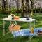 Portable Folding Table - 47" x 23.6" Expandable Desk for Outdoor Activities